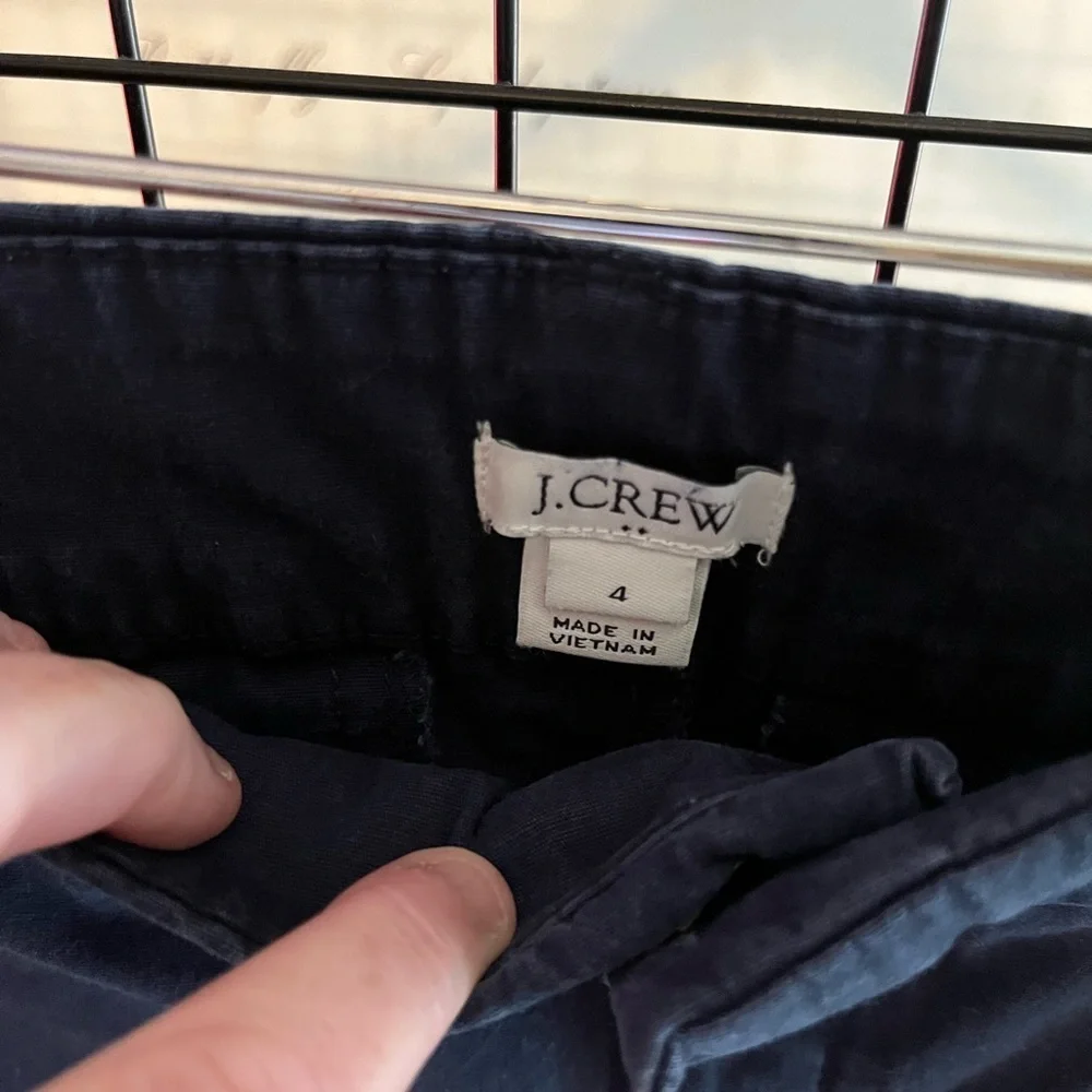 J. Crew Navy Blue Crew Neck Sweater